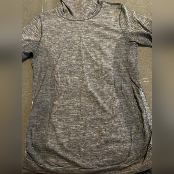 Lululemon wooly wunder baselayer‎ turtleneck top size 6 grey - Picture 4 of 6
